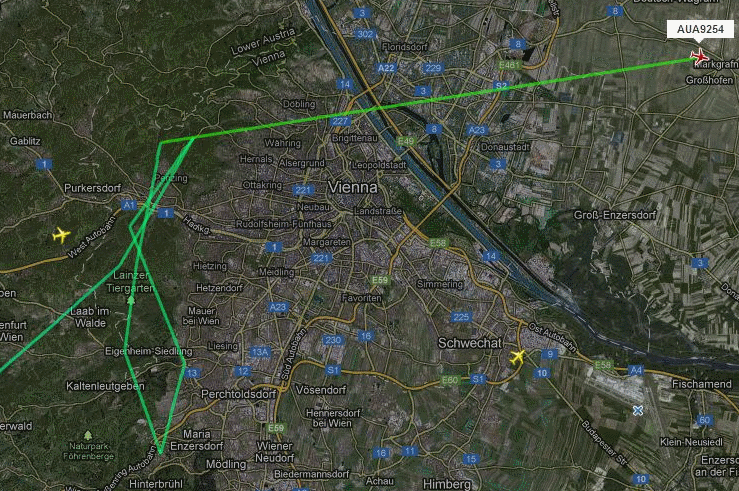 AUA Flug Teneriffa nach Wien