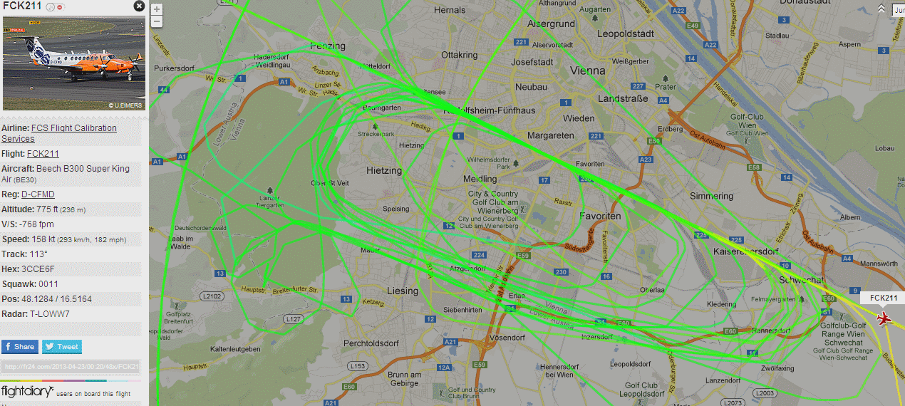 rücksichtslose Flugvermessung zwischen 23:00 und 01:30 am 22/23.4.2013 rücksichtslose Flugvermessung zwischen 23:00 und 01:30 am 22/23.4.2013