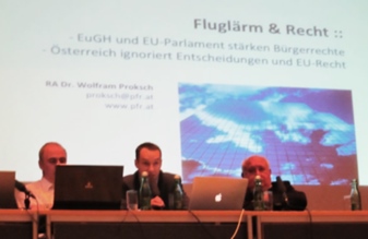 Vortrag zum Thema Fluglärm und Recht Vortrag zum Thema Fluglärm und Recht