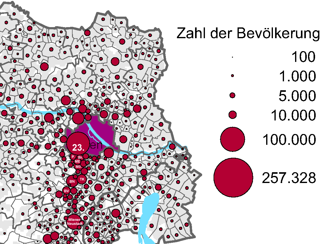 Liesing hat deutlich mehr Einwohner als jede Gemeinde im südlichen Umfeld