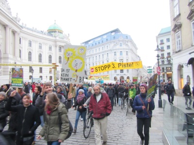 vor der Hofburg, kein Planet B vor der Hofburg, kein Planet B