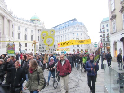 vor der Hofburg, kein Planet B